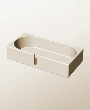 CX96-45-SB Stacking slotted module bin for modern home decor