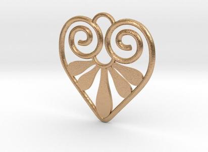 Heart shaped pendant