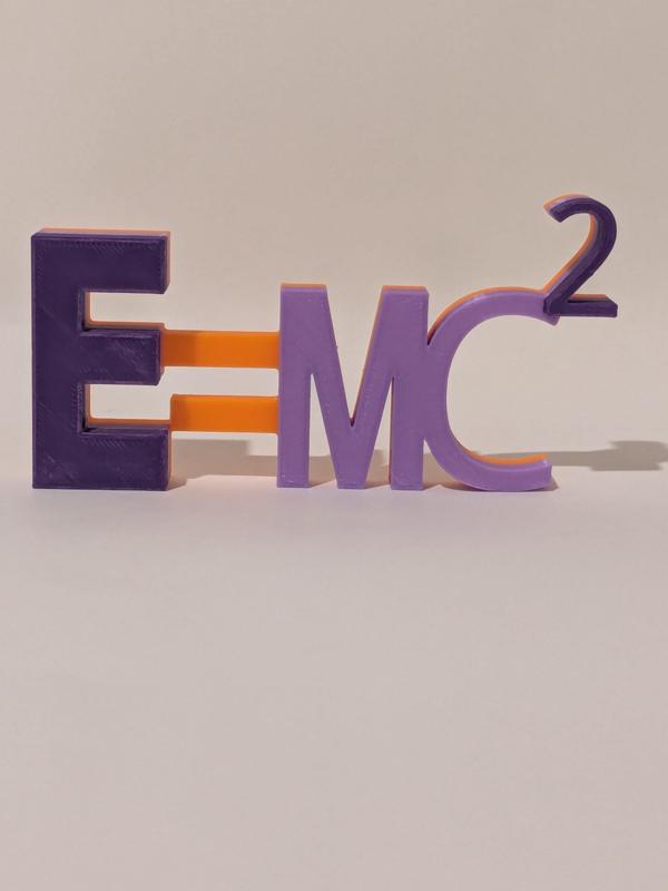 E=mc2 Equation Desk Display