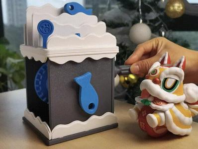 Jumping Little Fish 【Hand-cranked Movable Toy】