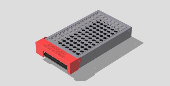 Meanwell LRS-350 / LRS-300 PSU Case (DIN rail mountable, The RIG)