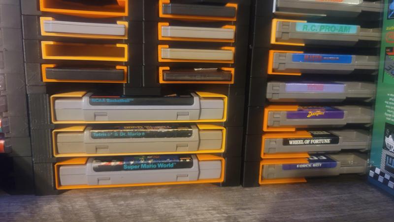 SNES Stackable Game Storage