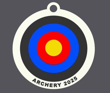 The 2025 Archery Target Keyring