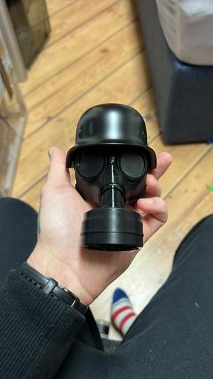 Car Decoration with German Helmet Design 50mm Diameter Revised 