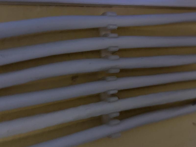 Ethernet cabel holder