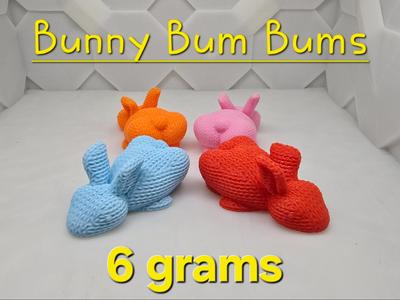knitted easter Bunny Bum Bums