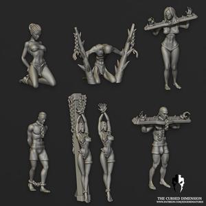 Slaves, objective markers / tokens