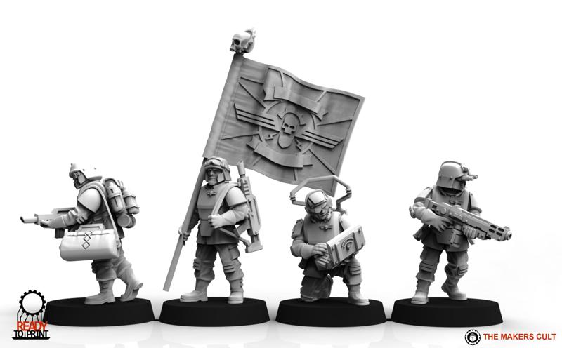 Universal Guard - Command Squad Builder