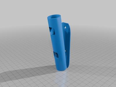 Torch holder remixed for 3/4" Tiki brand poles