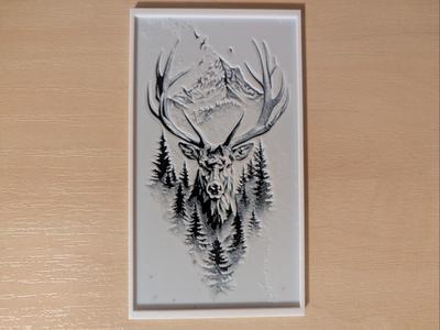 HueForge Deer - Stag