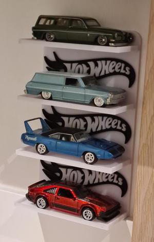 Hot Wheels 4 Rack with logo 1:64