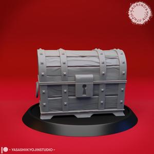Treasure Chest - Disguised Mimic - Tabletop Miniature
