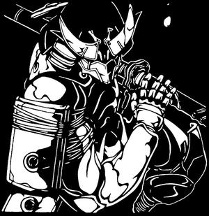 Wezaemon the Tombguard stencil 2