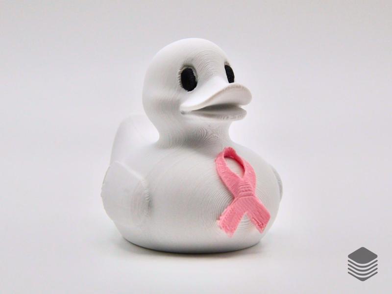 Breast Cancer Awareness Duck