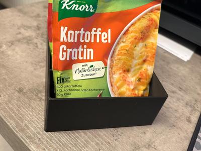 Kitchen organizer for Maggi/Knorr packets
