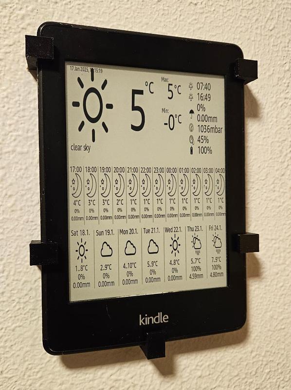 Amazon Kindle Paperwhite 3 (7th Gen) Wall Mount