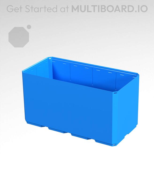 4x2x2 - Simple Walls - Multibin Shell