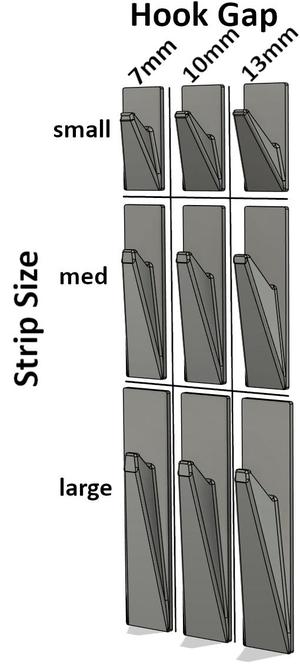 Command Strip Hook Collection (V-profile)