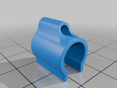 Fishing rod bell clip