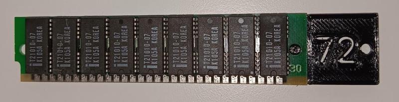 30pin SIMM Extender to match length of 72 pin SIMM