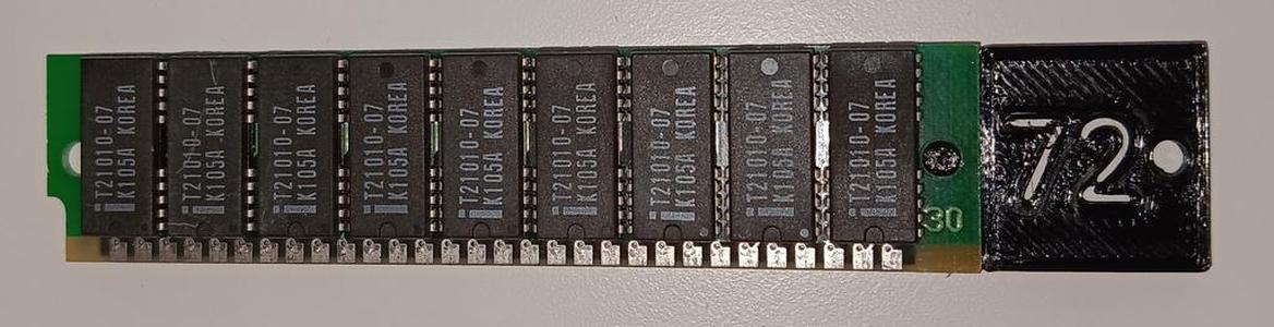 30pin SIMM Extender to match length of 72 pin SIMM