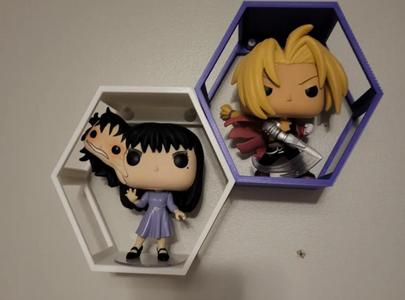 Funk Pop Hexagon Wall Shelf