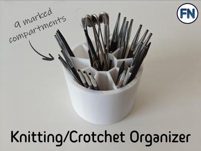 Knitting needle/crochet hook organizer 