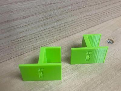 Drawer front spacers 3, 4, 5mm 2 options