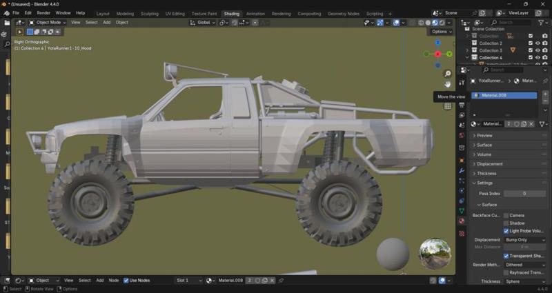 Toyota Pre Runner Body