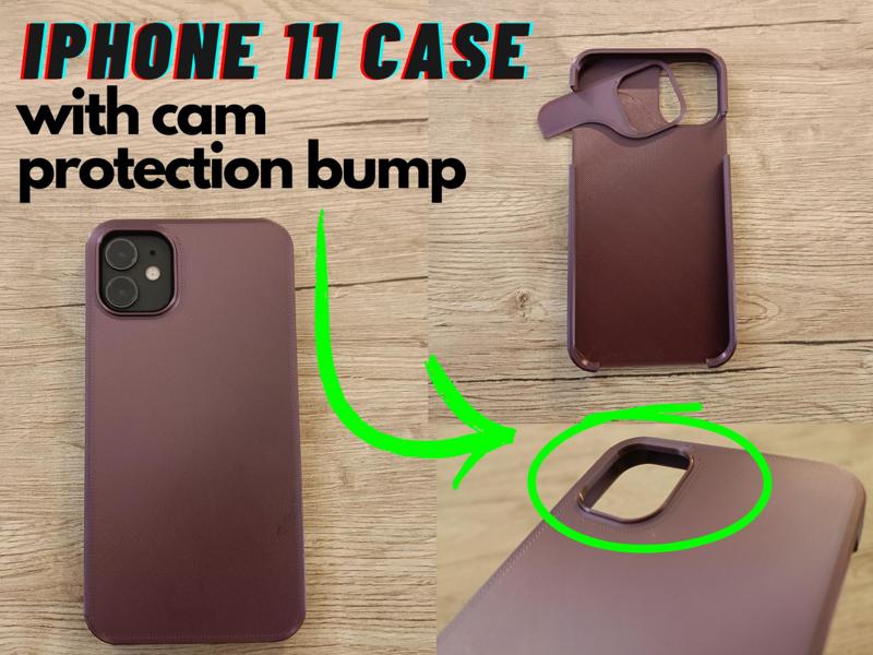 iPhone 11 Case with Cam Protection Bump