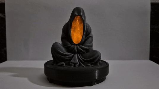 Meditating Reaper LED Candle Holder [Base Update]