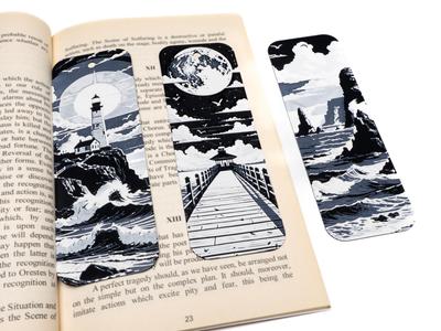 Midnight at Seaside Bookmarks