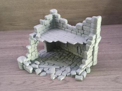 Wargame Fantasy - Ruined Town