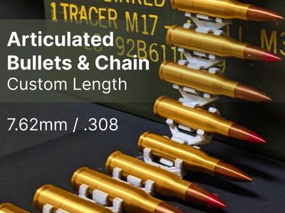 Articulated Bullets & Chain 7.62 .308 | Any length