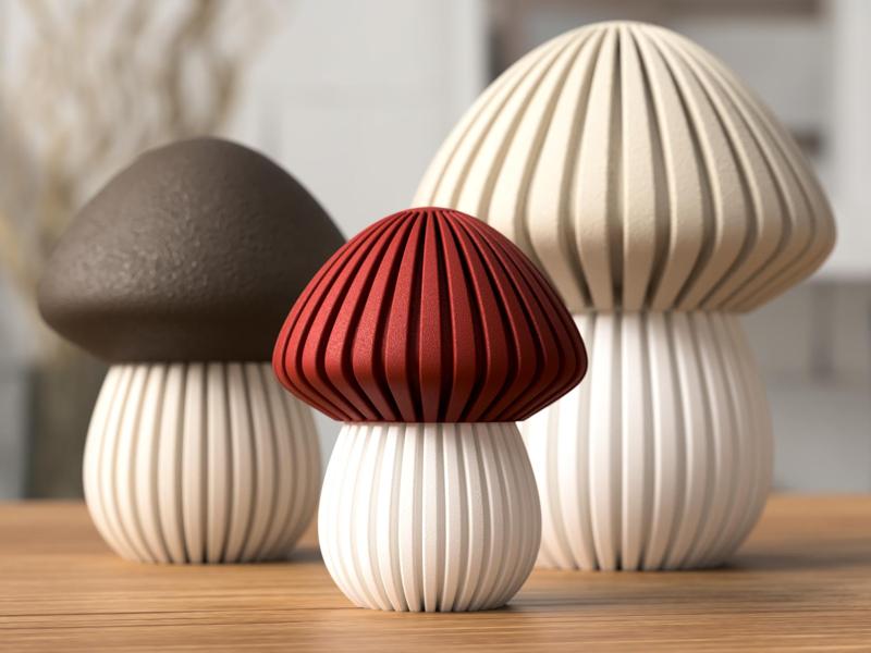 Mushroom decoration (tealight compatible)