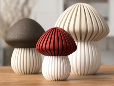 Mushroom decoration (tealight compatible)