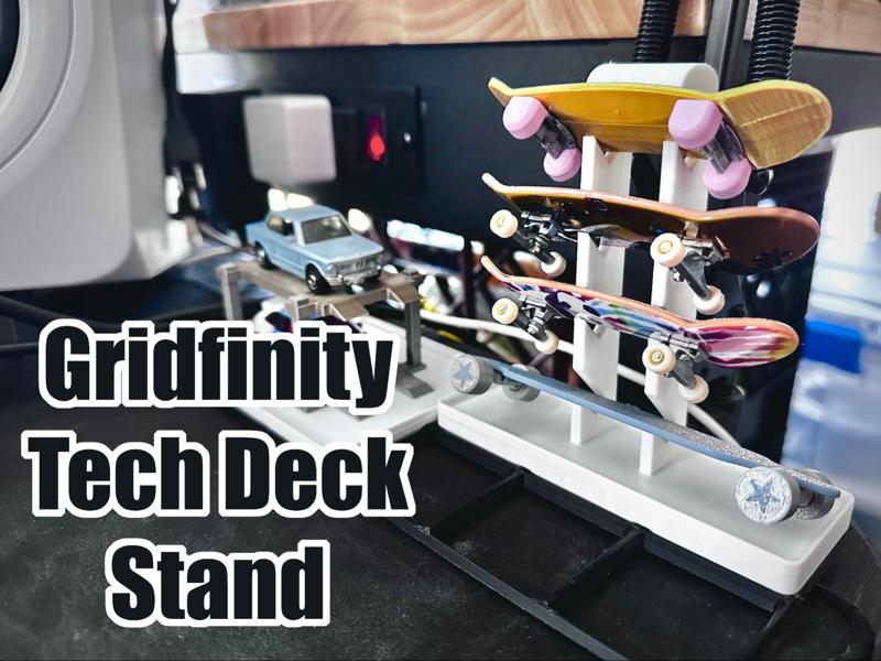 Gridfinity Tech Deck Stand
