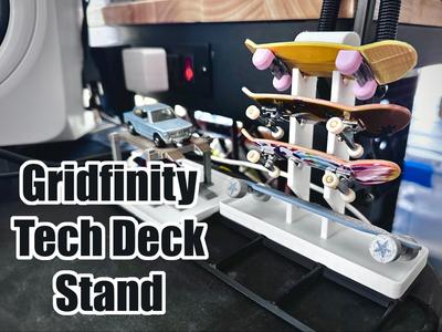 Gridfinity Tech Deck Stand