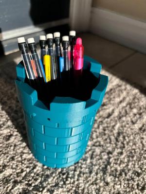 Castle Pencil Cup