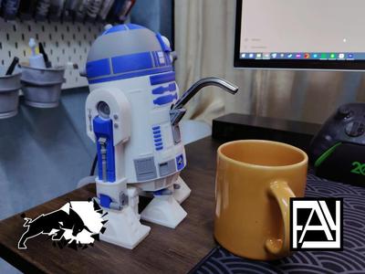 R2D2 desktop water dispenser