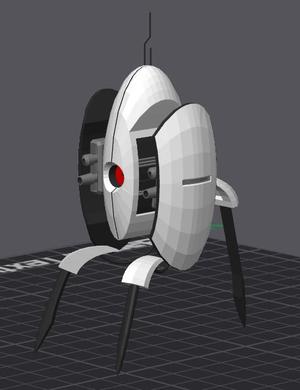 Portal 2 Turret: Print-in-Place Multicolor Edition