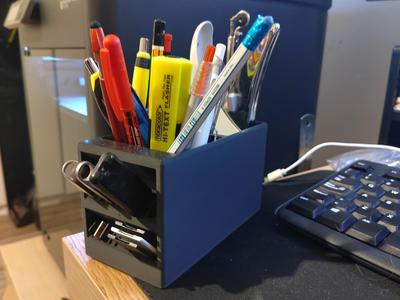 Dual Pen Holder whith Usb, Micro e SdCard
