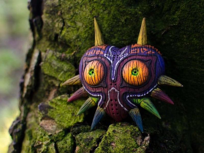 HD Majora's Mask w/ Woodgrain
