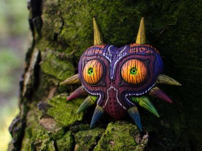 HD Majora's Mask w/ Woodgrain