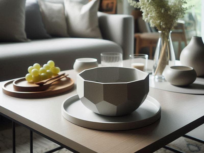 Design Decagonal Bowl with matching Tray