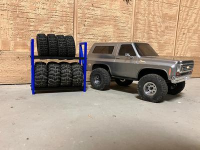 1/24 or 1/18 Tire Rack