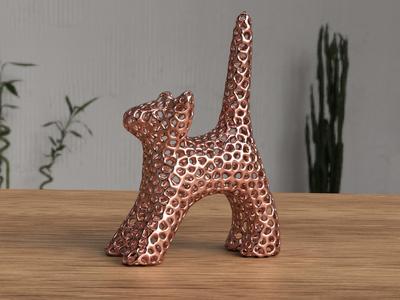 Cat Statue Voronoi 