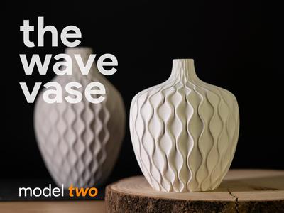 Wave Vase Model Two - Contemporary Vase Design