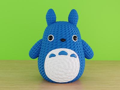 Crochet Style Medium Totoro