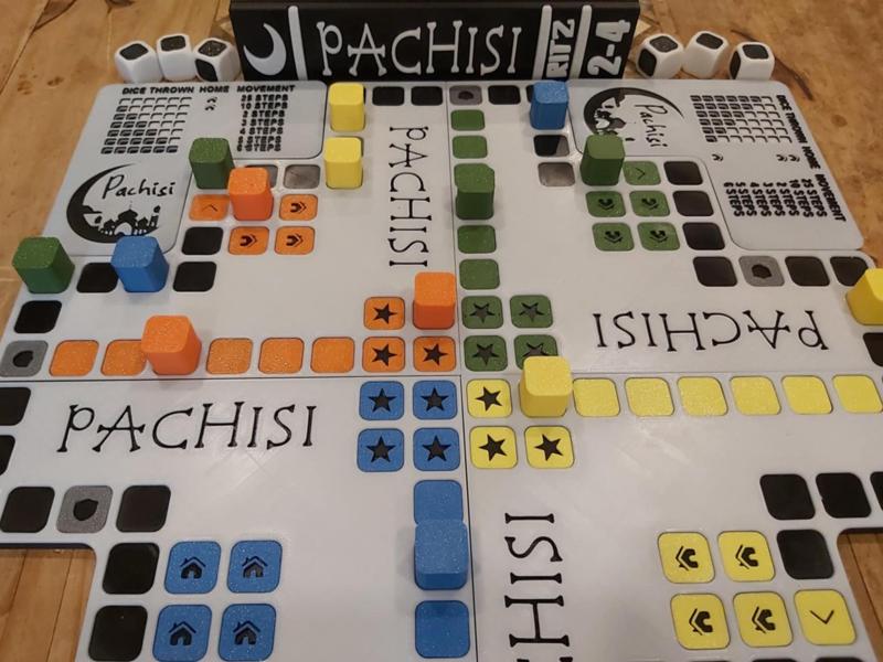 PACHISI BOARD GAME - Bookcase Edition
